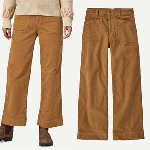 Patagonia Wide Leg Corduroy Pants High Rise  Women’s Size 6 NWT